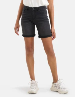 Shoeby Denim Short Zwart<DAMES Shorts