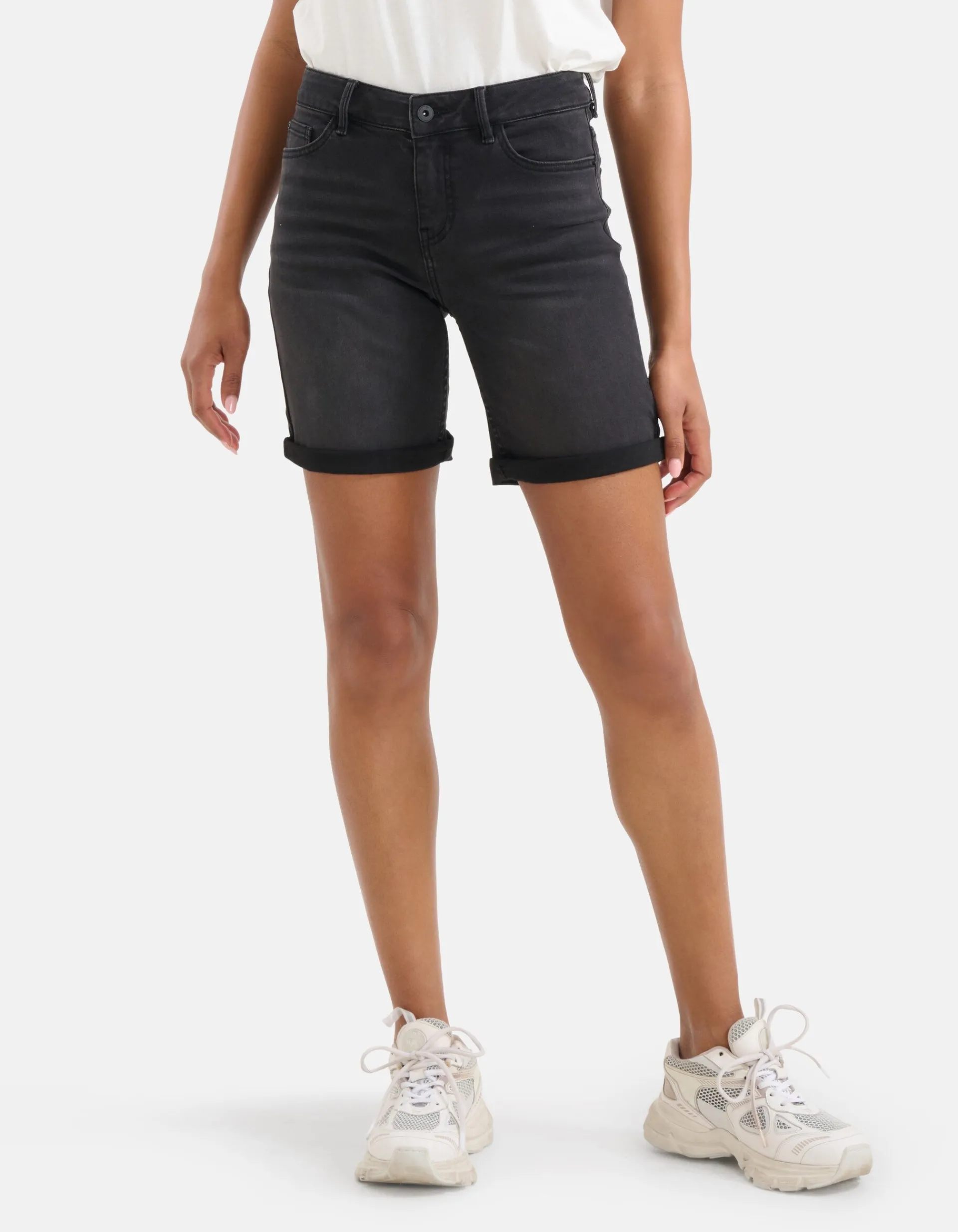 Shoeby Denim Short Zwart<DAMES Shorts