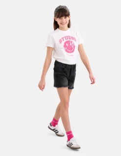 Shoeby Destroy Denim Short Zwart< Shorts