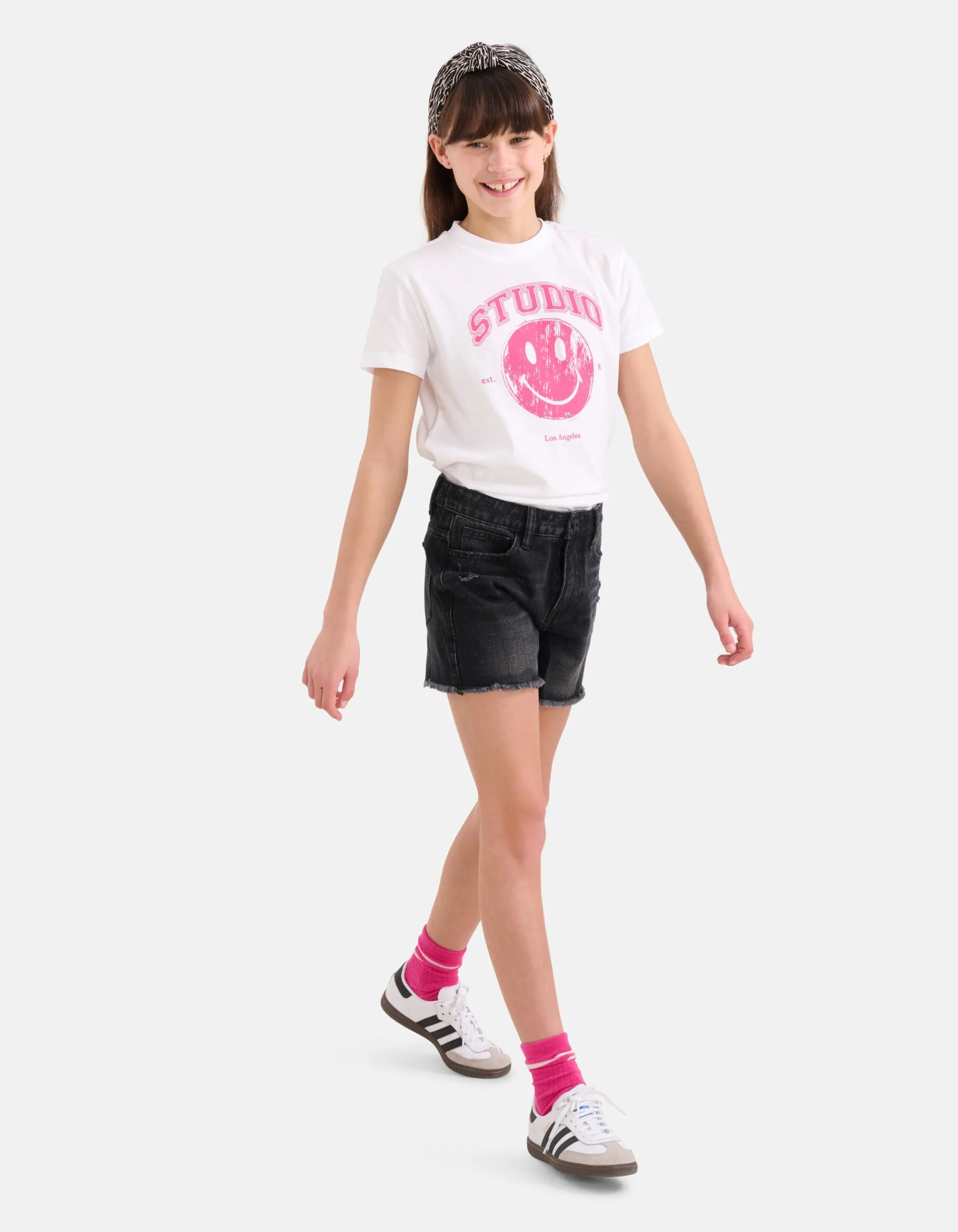 Shoeby Destroy Denim Short Zwart< Shorts