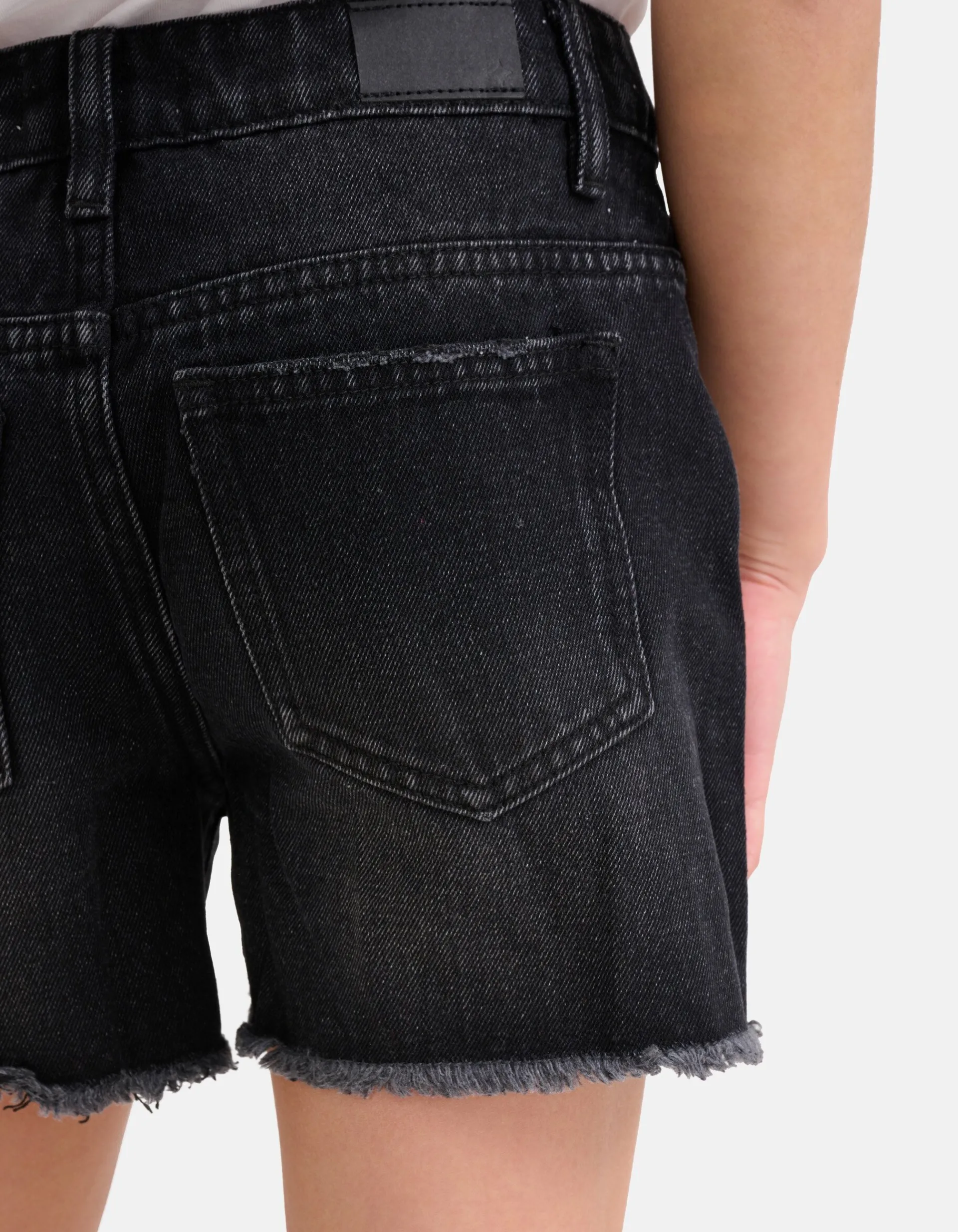 Shoeby Destroy Denim Short Zwart< Shorts