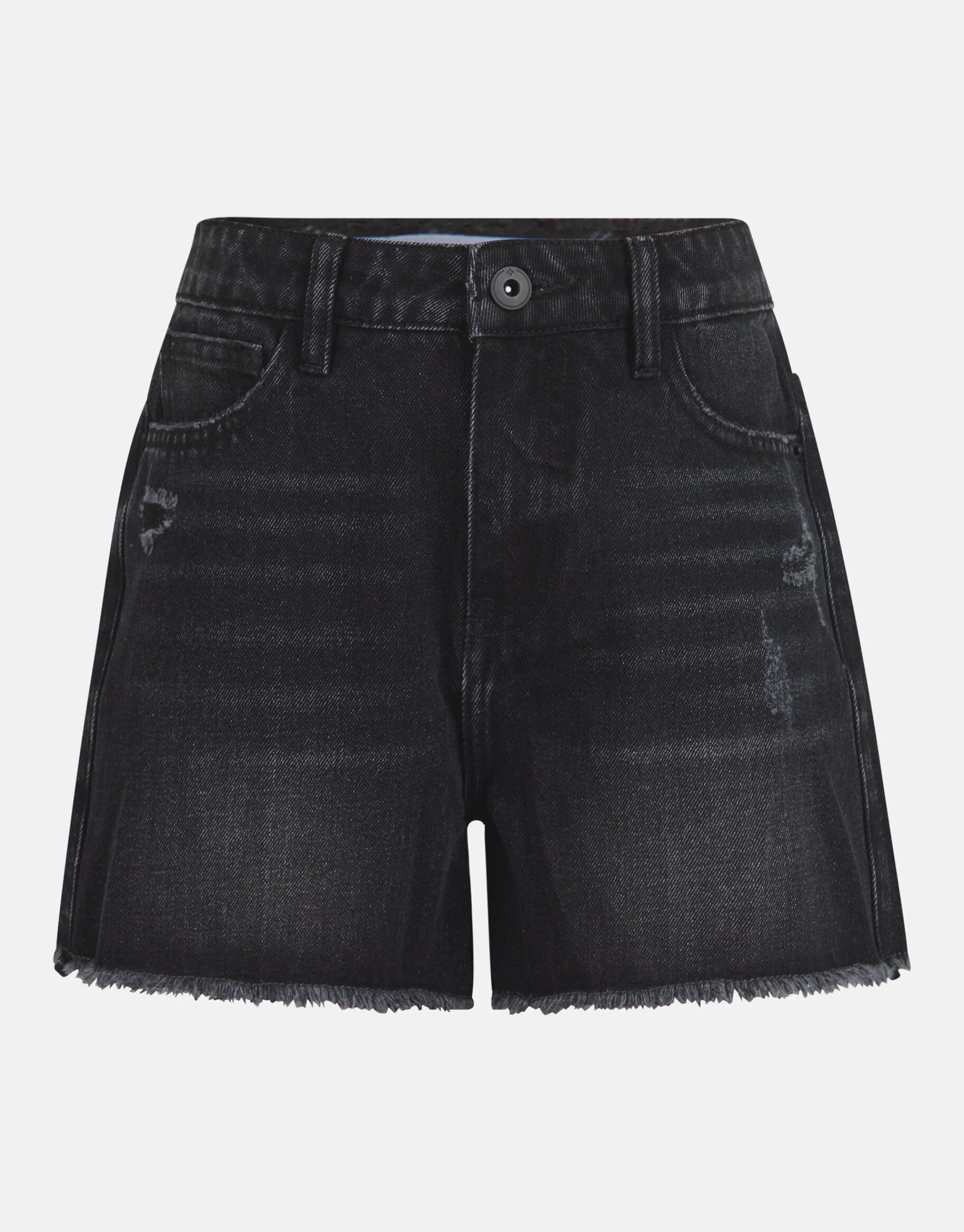 Shoeby Destroy Denim Short Zwart< Shorts