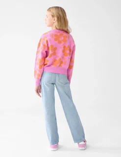 Shoeby Destroyed Straight Fit Jeans Lichtblauw< Jeans