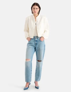 Shoeby Destroyed Straight Jeans L30<DAMES Jeans