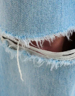 Shoeby Destroyed Straight Jeans L30<DAMES Jeans