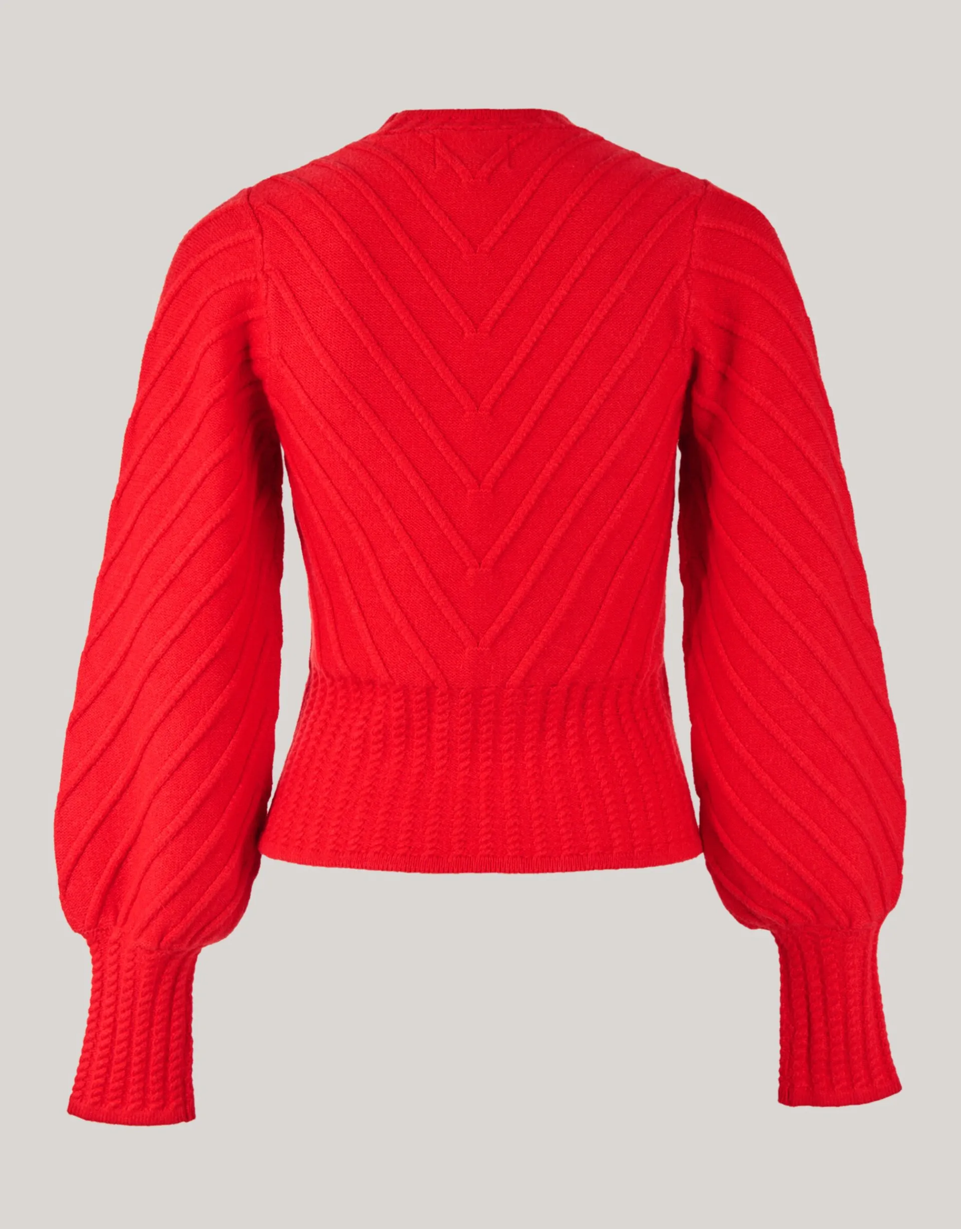 Shoeby Diagonaal Trui Rood<DAMES Truien En Sweaters
