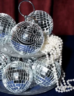 Shoeby Disco Smiley Kerstbal Zilver By Fred<DAMES Overige Accessoires