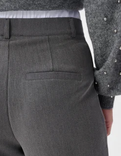 Shoeby Double Waistband Jogger Donkergrjis<DAMES Broeken