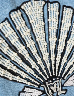 Shoeby Embellished Denim Gilet By Lizzy<DAMES Gilets