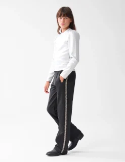 Shoeby Embellished Wide Leg Broek Zwart< Broeken