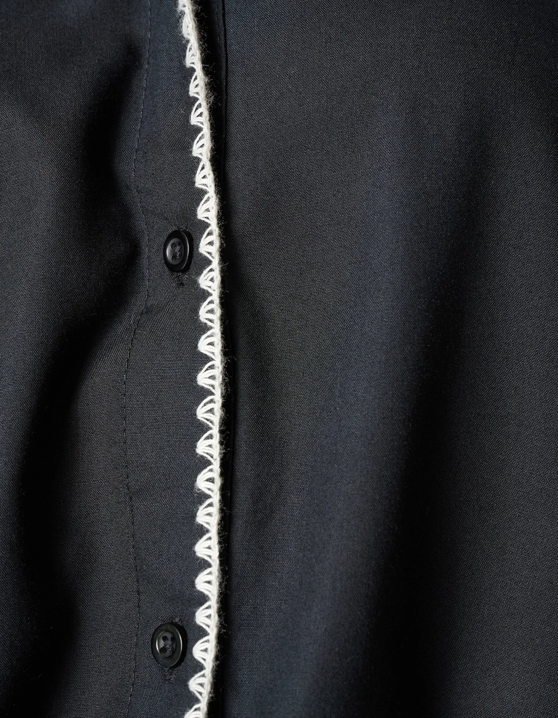 Shoeby Embroidery Blouse Zwart<DAMES Blouses