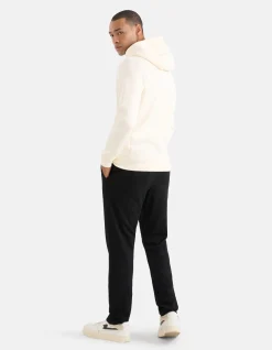 Shoeby Embroidery Hoodie Gebroken Wit<Heren Truien En Sweaters