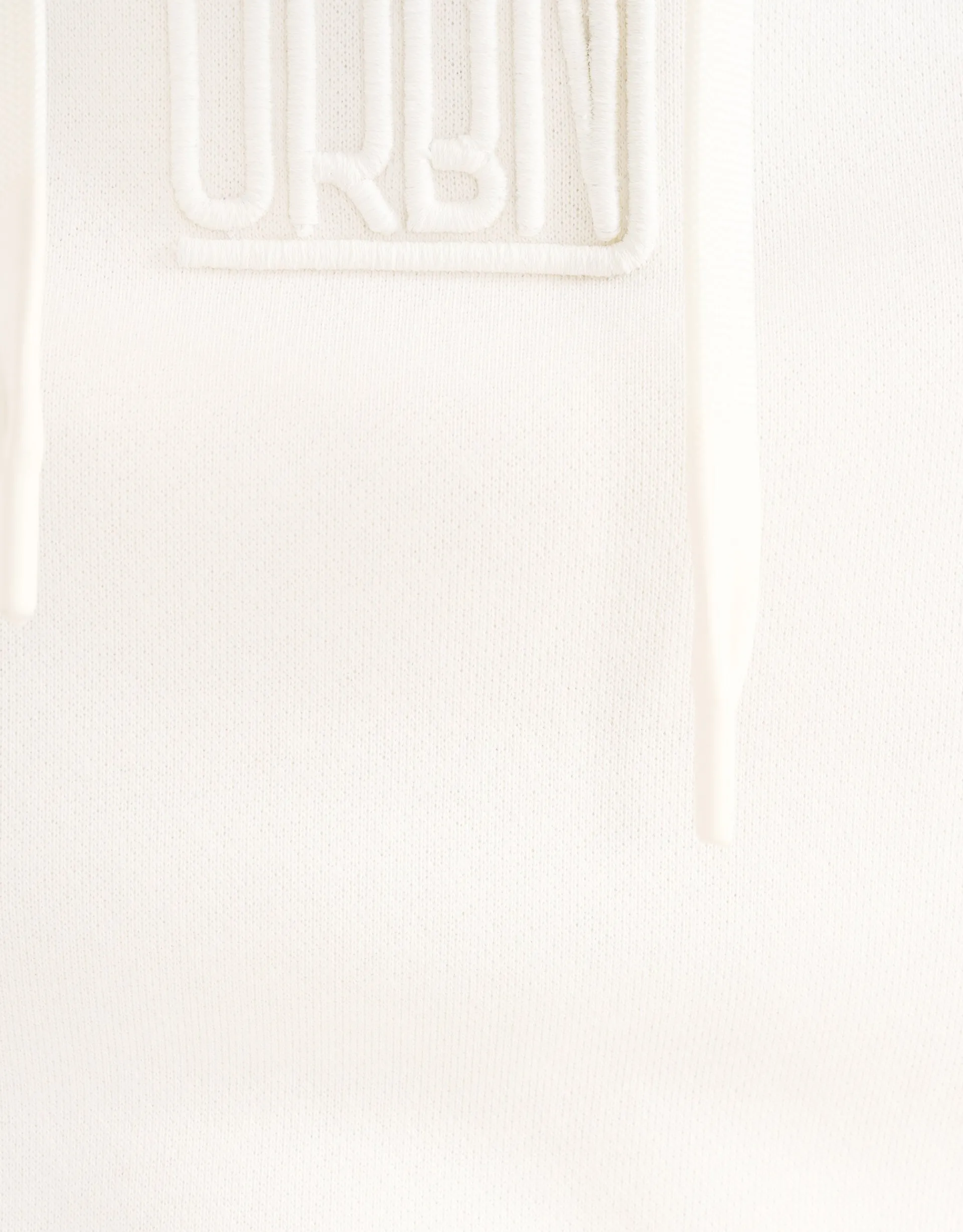 Shoeby Embroidery Hoodie Gebroken Wit<Heren Truien En Sweaters