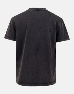 Shoeby Embroidery T-shirt Donkergrijs< T-Shirts