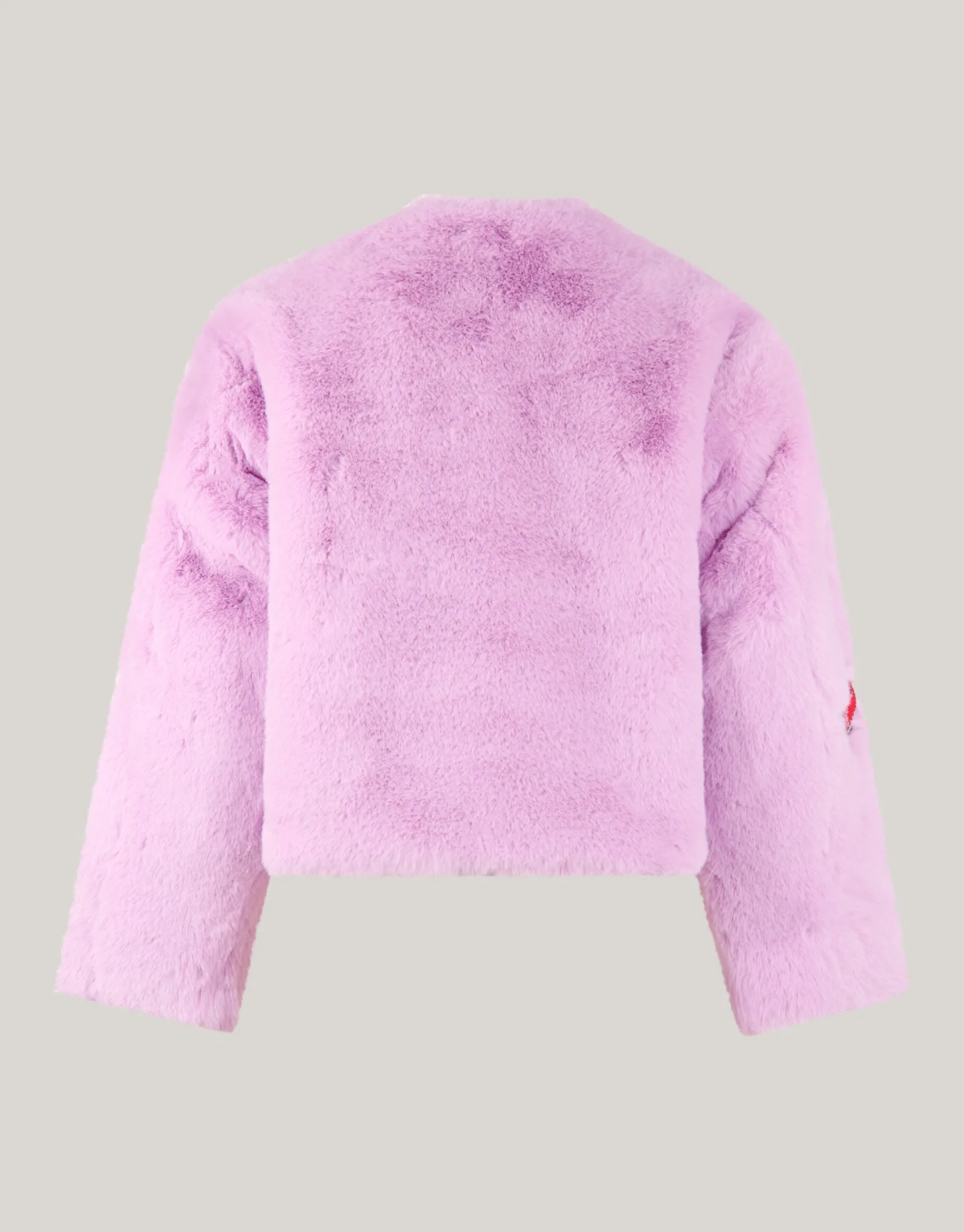 Shoeby Fake Fur Jas Lichtpaars By Lizzy<DAMES Jassen