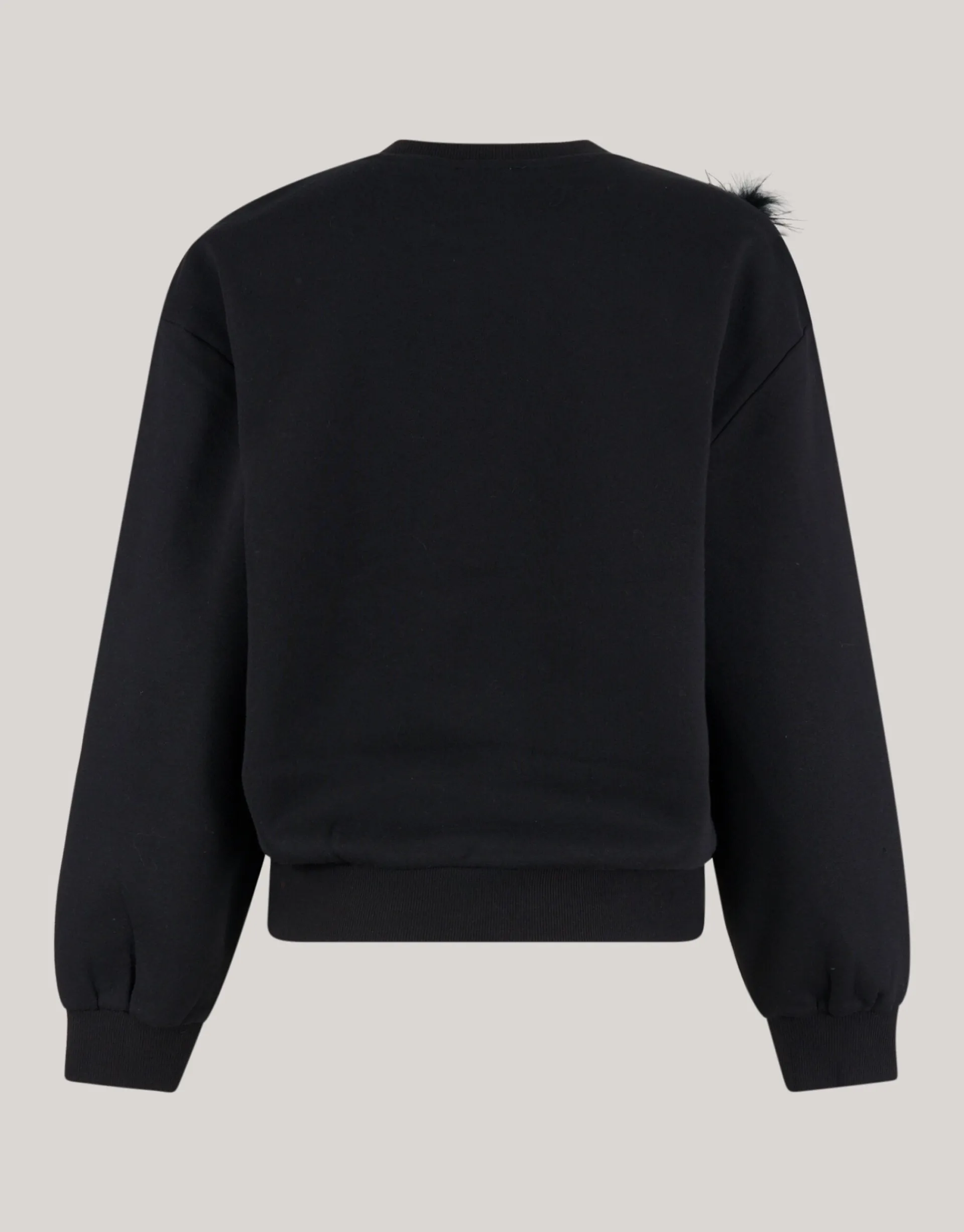 Shoeby Feather Sweater Zwart<DAMES Truien En Sweaters