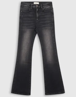 Shoeby Flared Denim Jeans Zwart< Jeans