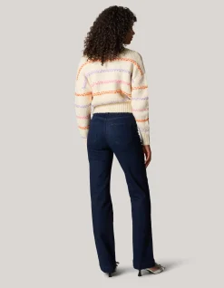Shoeby Flared Fit Jeans Donkerblauw<DAMES Jeans