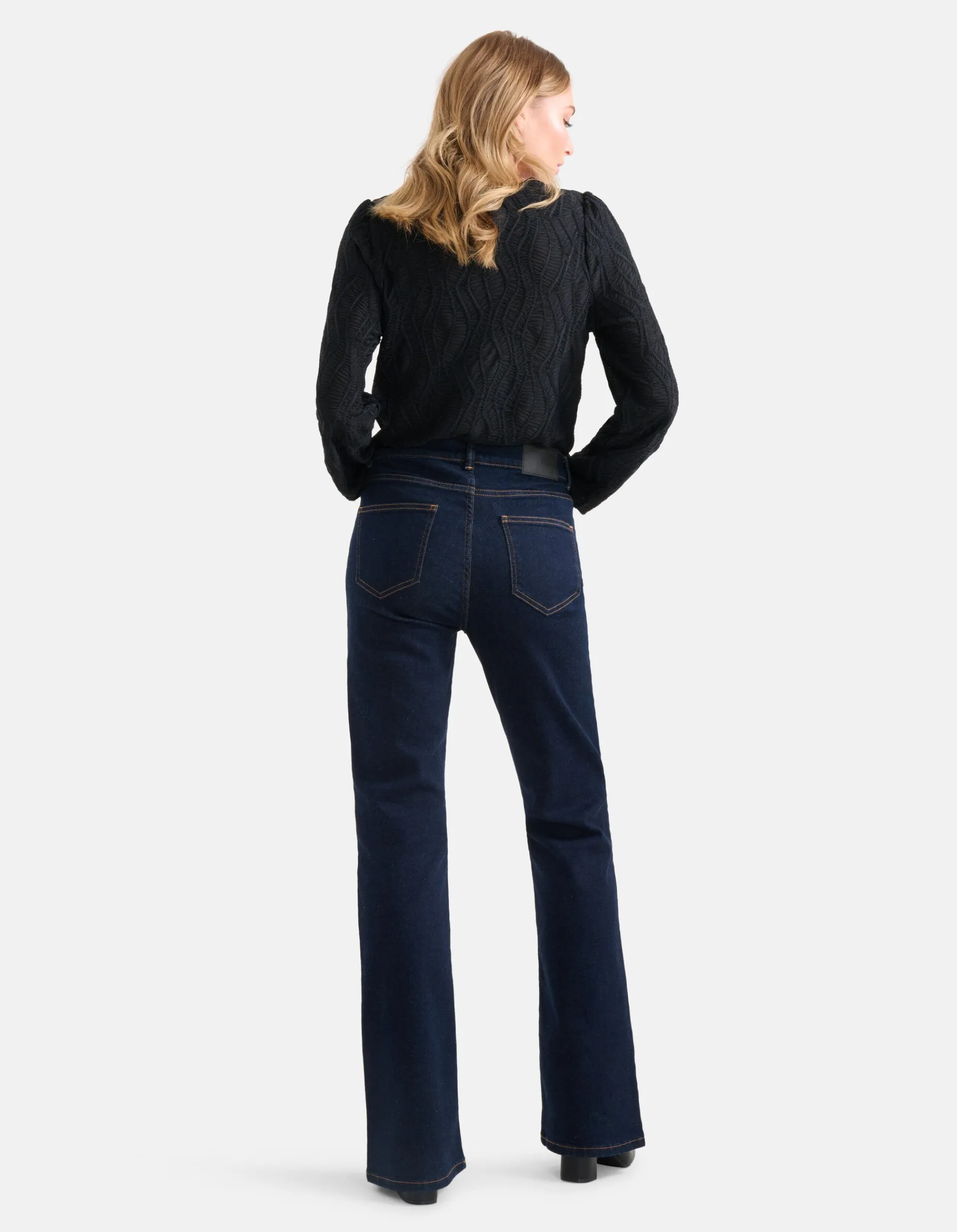 Shoeby Flared Jeans Donkerblauw<DAMES Jeans