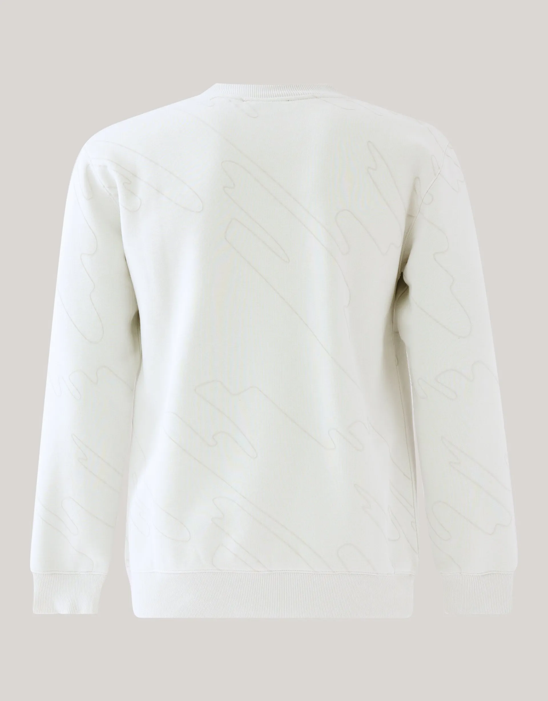 Shoeby Flock Print Sweater Lichtgrijs<Heren Truien En Sweaters