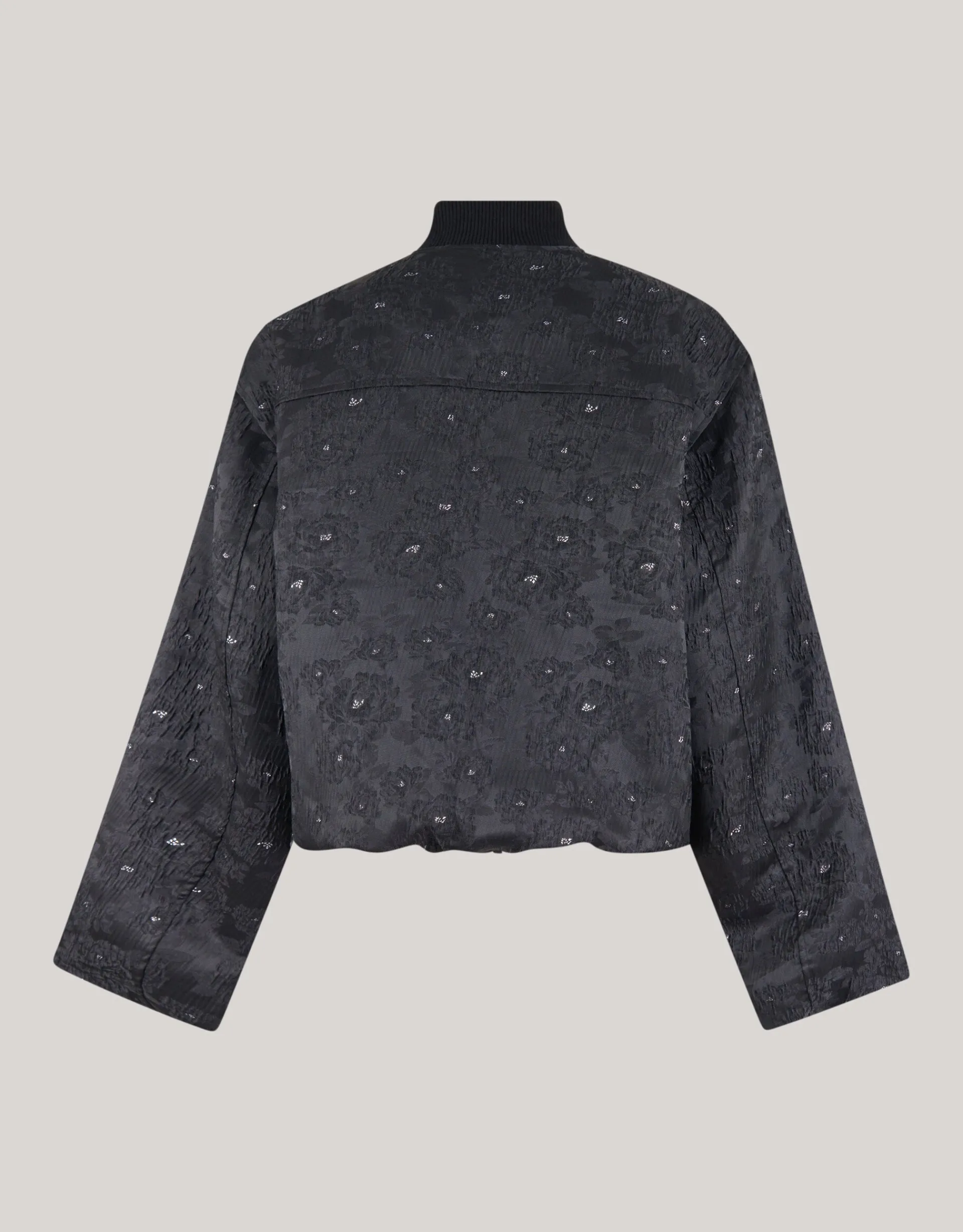Shoeby Flower Embellished Bomber Zwart<DAMES Jacks