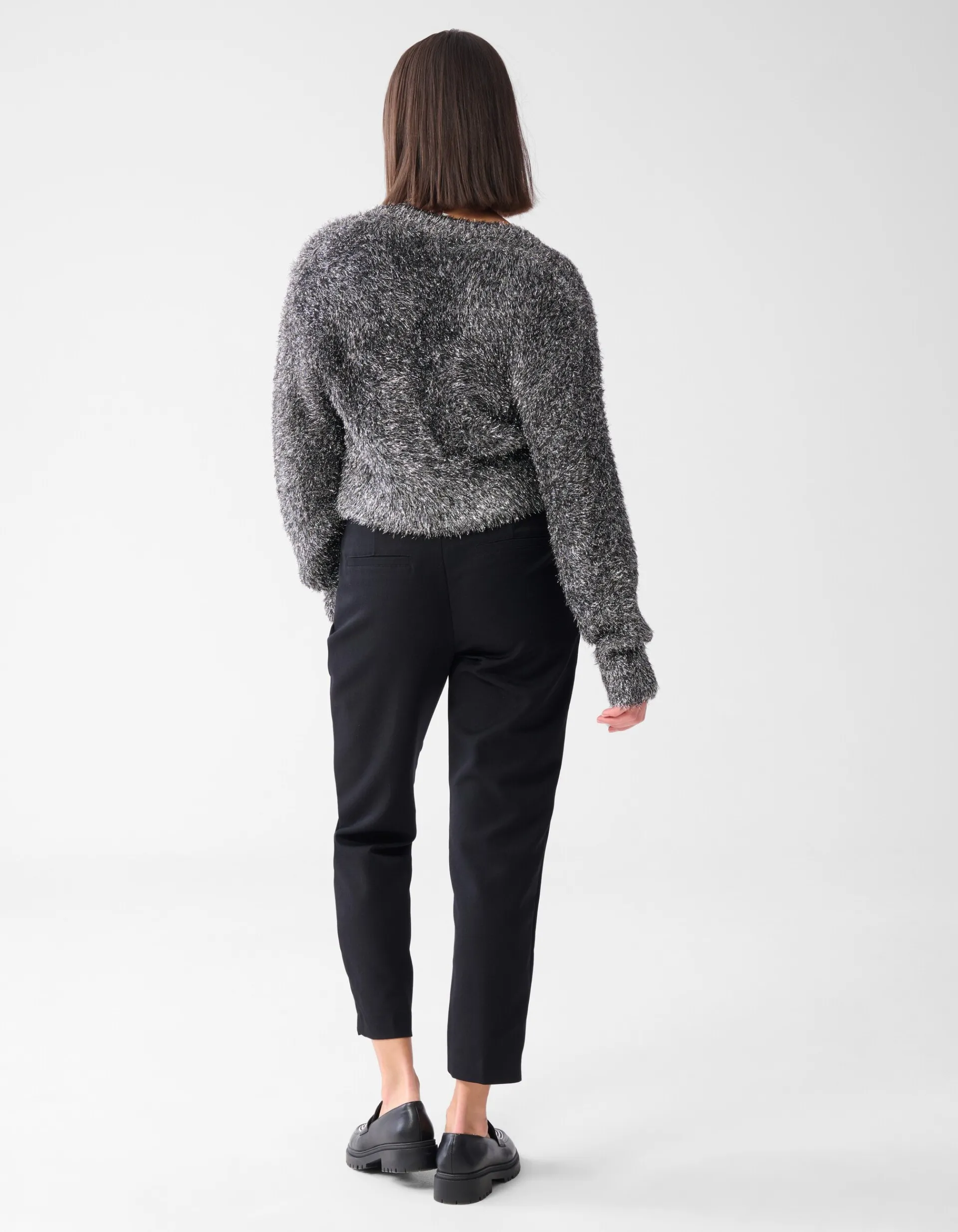 Shoeby Fluffy Vest Zilver<DAMES Truien En Sweaters