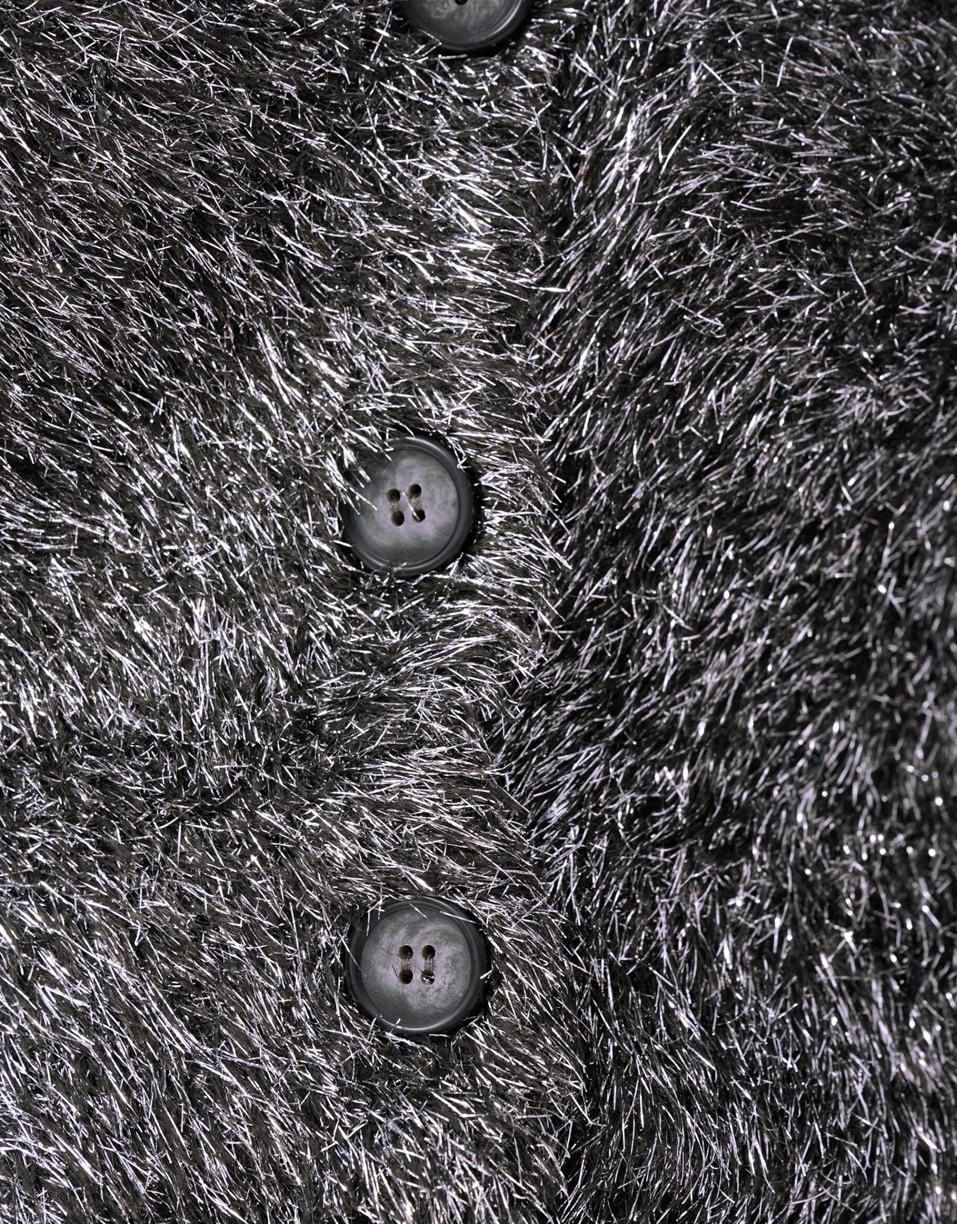 Shoeby Fluffy Vest Zilver<DAMES Truien En Sweaters