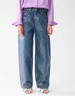 Shoeby Foil Barrel Fit Jeans By Lizzy<DAMES Jeans