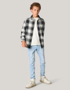 Shoeby Geblokt Jack Zwart/Gebroken Wit< Jacks