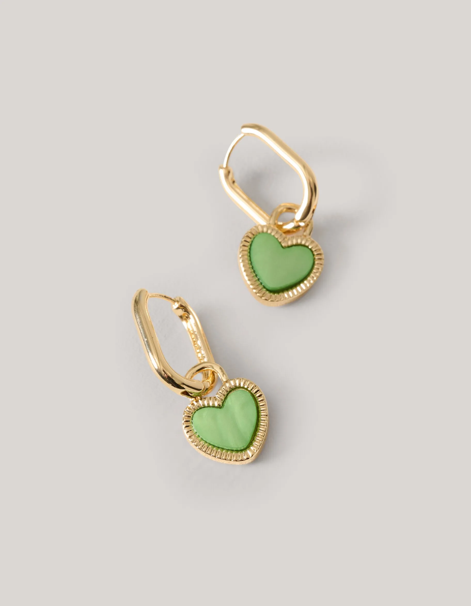 Shoeby Gekleurde Hartjes Oorbellen Goud<DAMES Sieraden