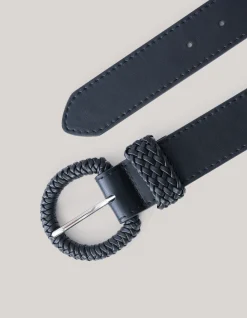 Shoeby Gevlochten riem Zwart<DAMES Riemen