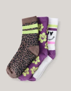 Shoeby Giftbox Sokken Paars< Overige Accessoires