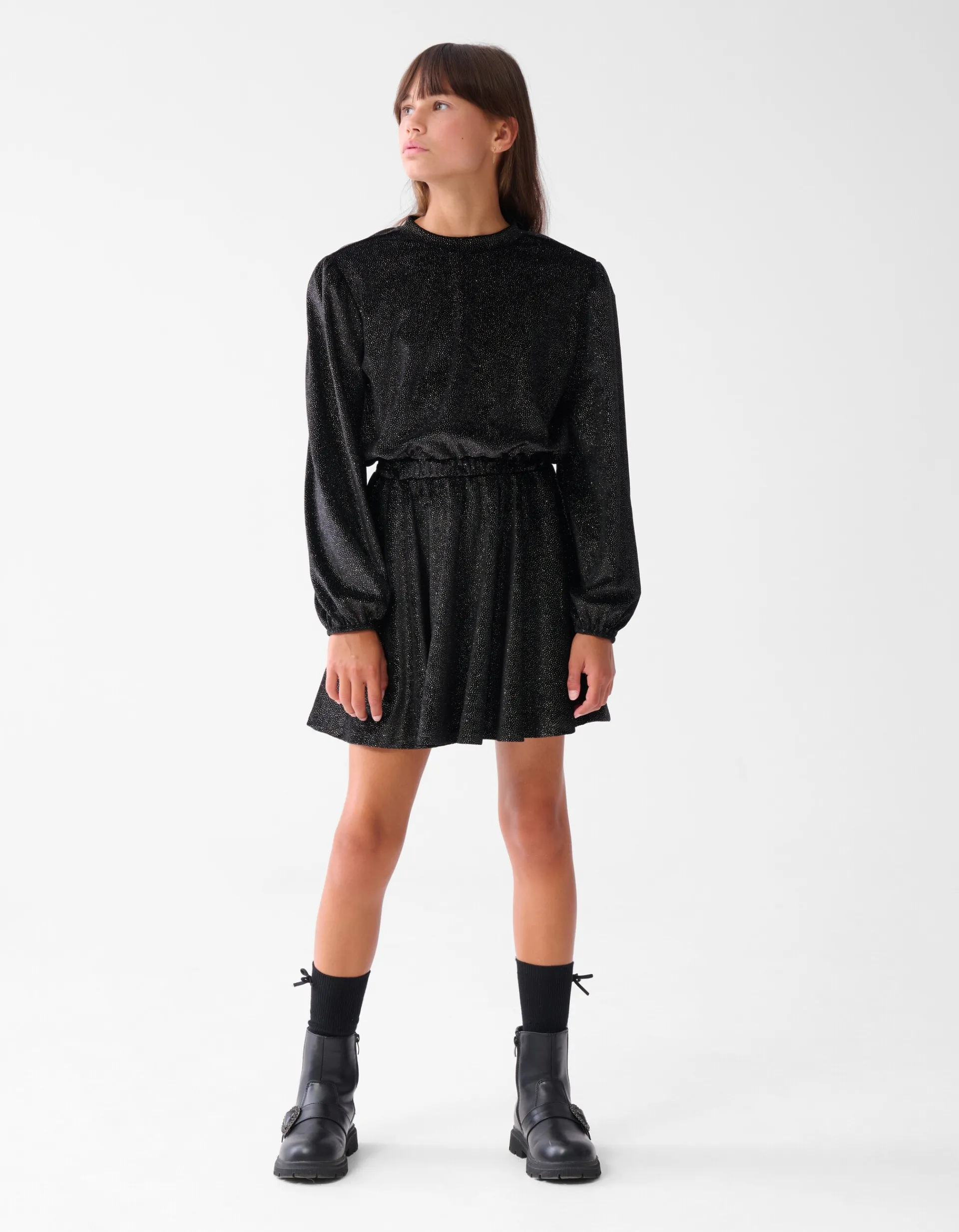 Shoeby Glitter Jurk Zwart< Jurken