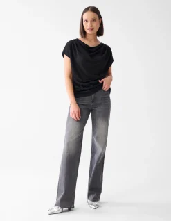 Shoeby Glitter Top Zwart<DAMES Tops
