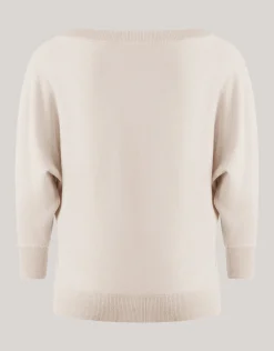 Shoeby Glitter Vleermuismouwen Trui Beige<DAMES Truien En Sweaters