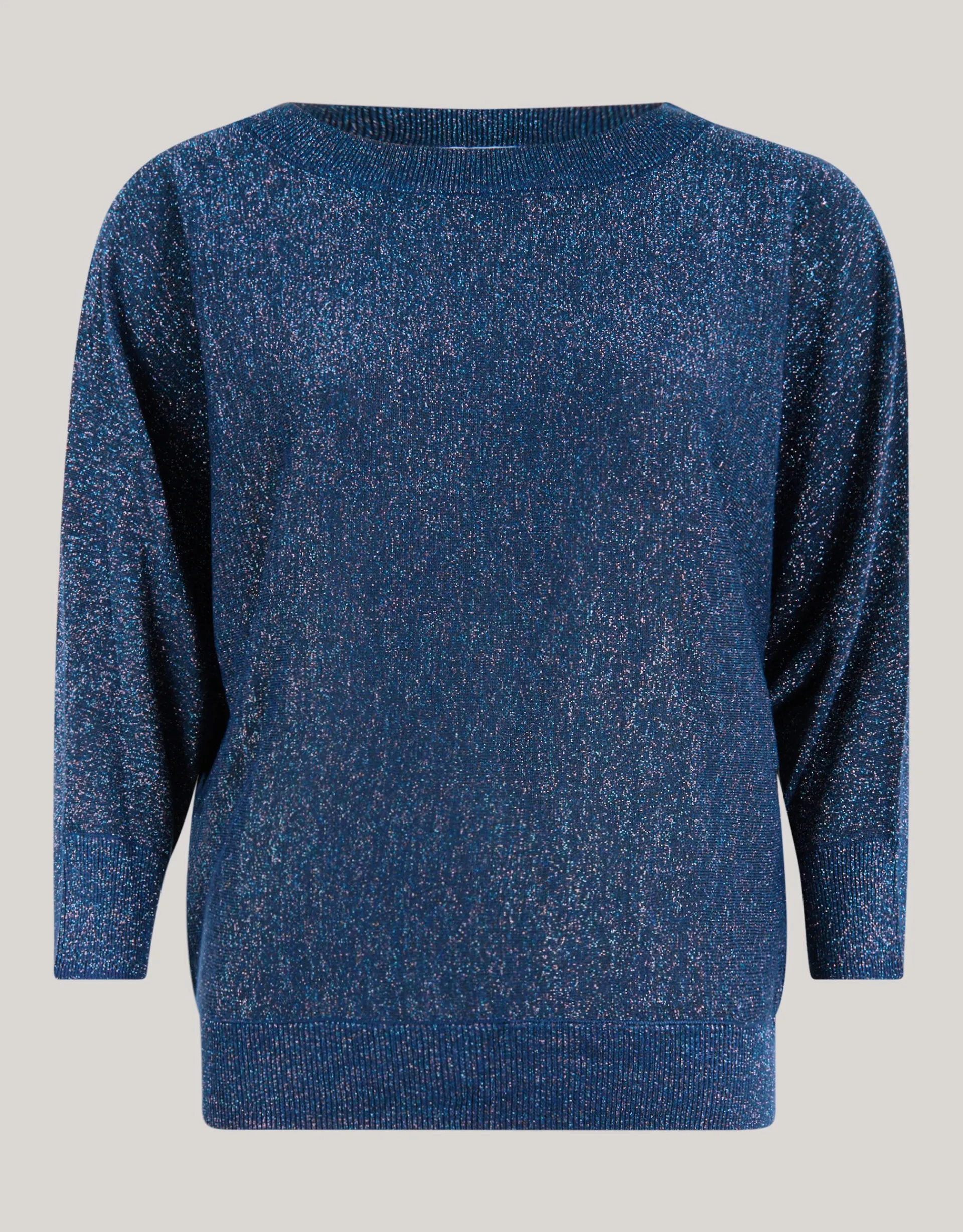 Shoeby Glitter Vleermuismouwen Trui Blauw<DAMES Truien En Sweaters