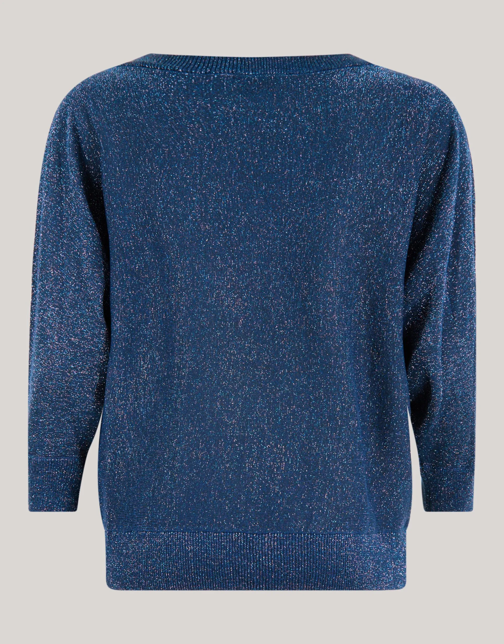 Shoeby Glitter Vleermuismouwen Trui Blauw<DAMES Truien En Sweaters