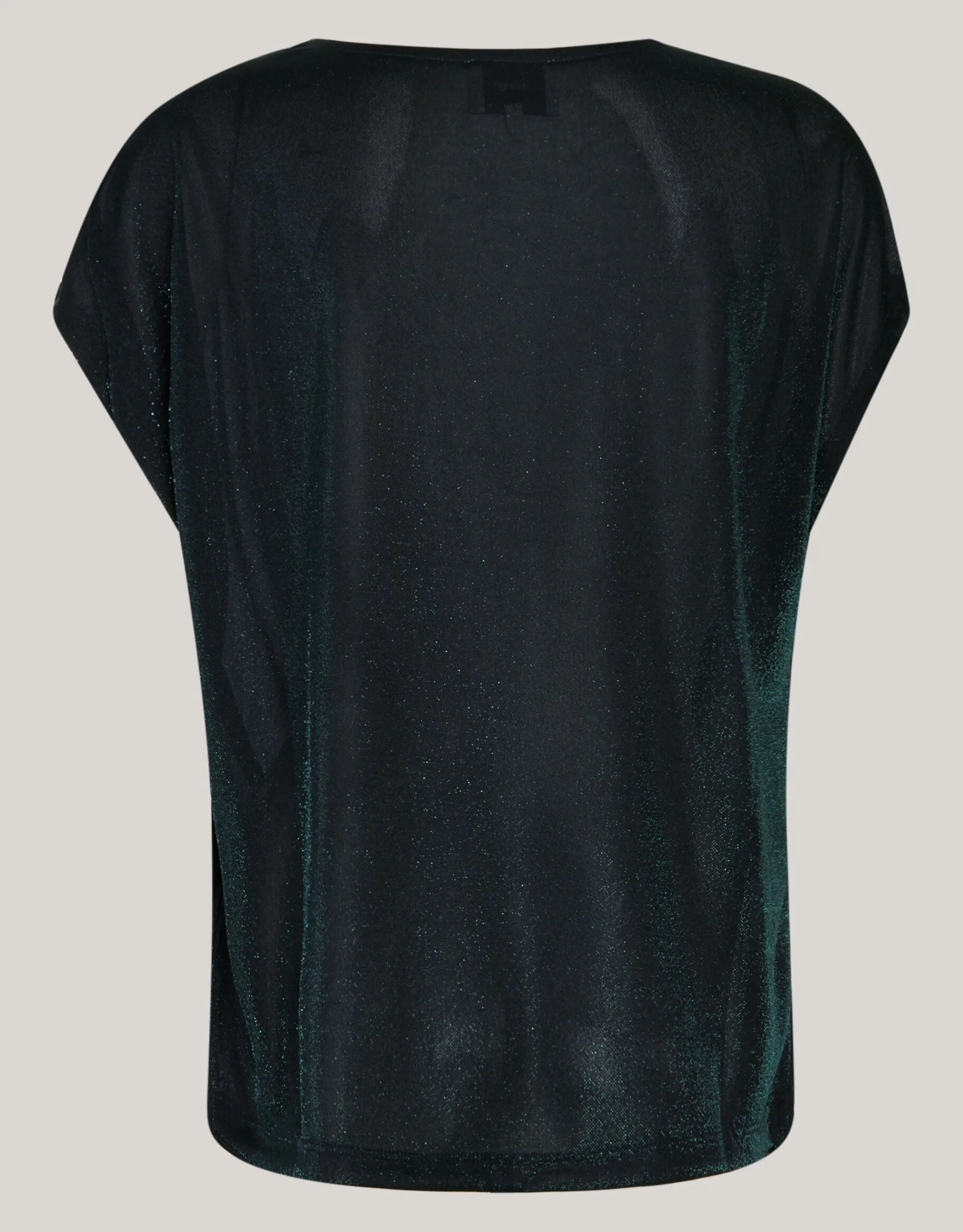 Shoeby Glitter Waterval Top Donkergroen<DAMES Tops