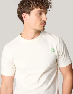 Shoeby Gradient T-shirt Gebroken Wit<Heren T-Shirts En Polo's