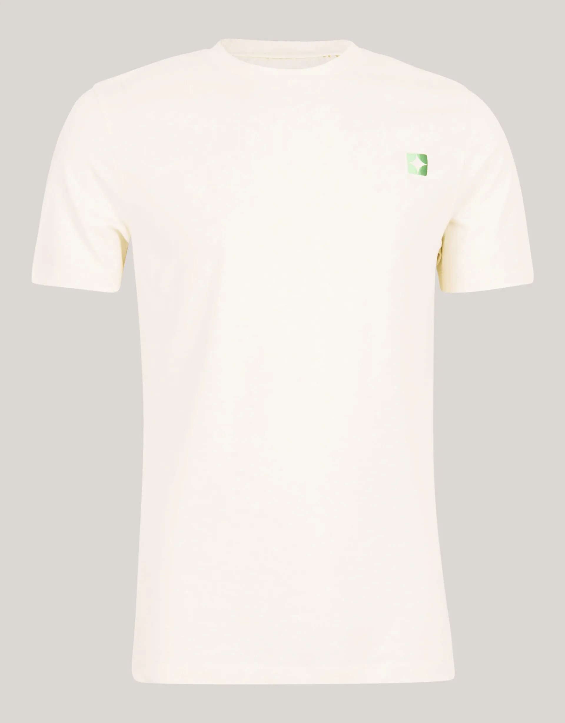 Shoeby Gradient T-shirt Gebroken Wit<Heren T-Shirts En Polo's