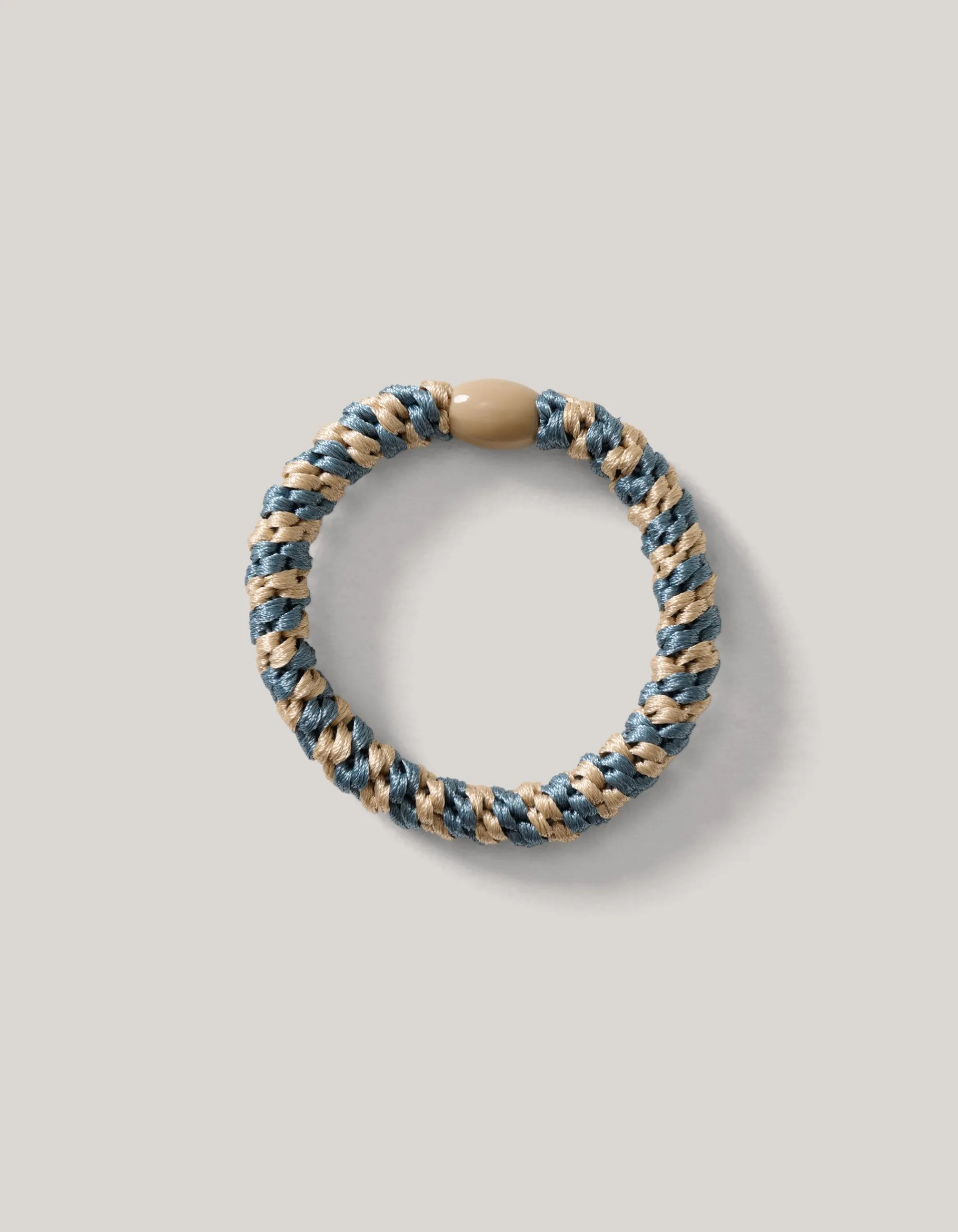 Shoeby Haarelastiek Beige/Blauw<DAMES Haaraccessoires