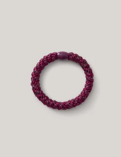Shoeby Haarelastiek Donkerpaars<DAMES Haaraccessoires