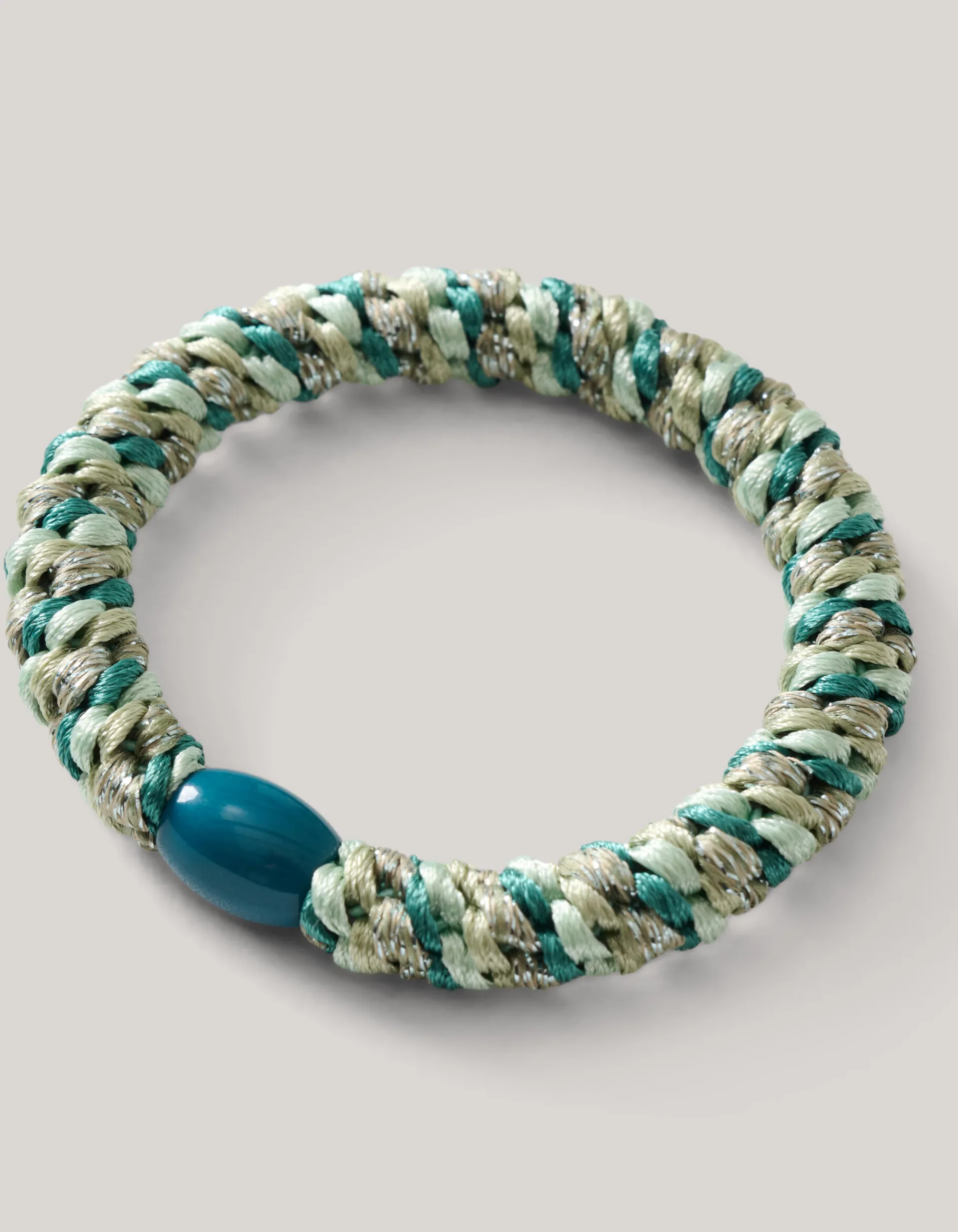 Shoeby Haarelastiek Lurex Groen<DAMES Haaraccessoires