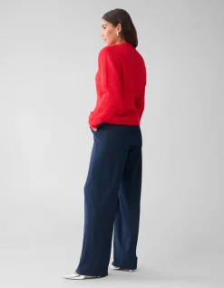 Shoeby Harig Vest Rood<DAMES Truien En Sweaters