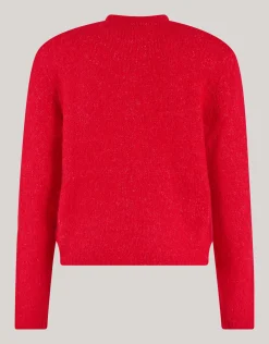 Shoeby Harig Vest Rood<DAMES Truien En Sweaters