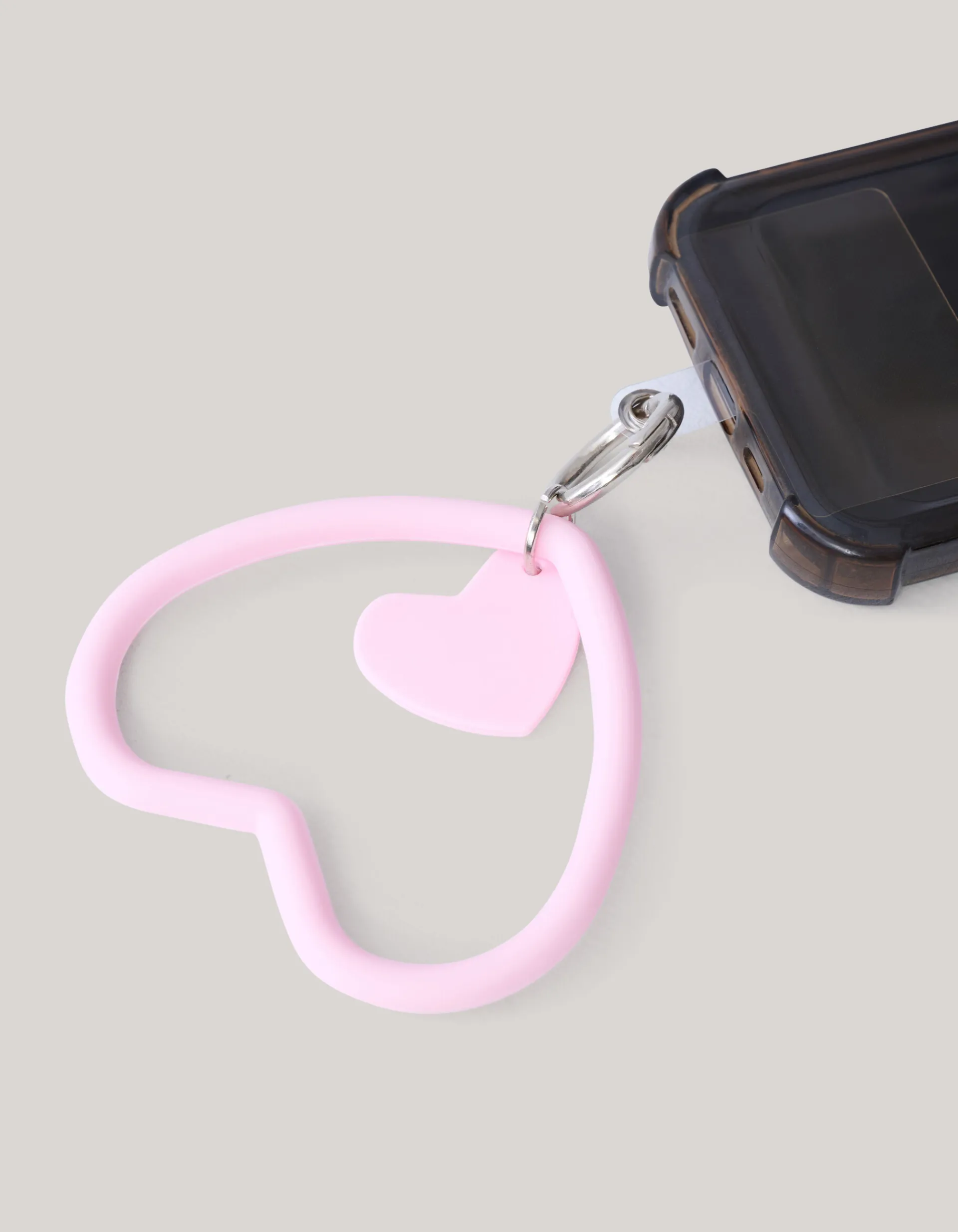 Shoeby Hart Telefoonkoord Lichtroze< Overige Accessoires