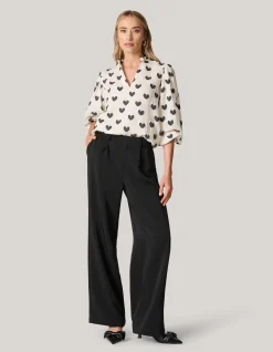 Shoeby Heart Blouse Gebroken Wit<DAMES Blouses