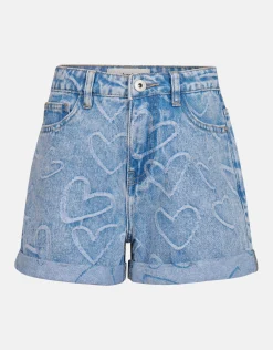 Shoeby Heart Denim Short< Shorts