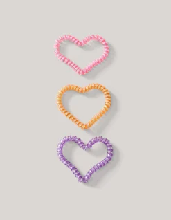 Shoeby Heart Haarelastiekjes Multicolor< Haaraccessoires