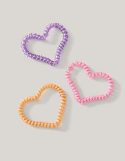 Shoeby Heart Haarelastiekjes Multicolor< Haaraccessoires